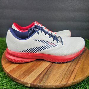 Brooks Launch 7 Shoes Womens Size 8.5 B Red White Blue USA Stars Stripes Running